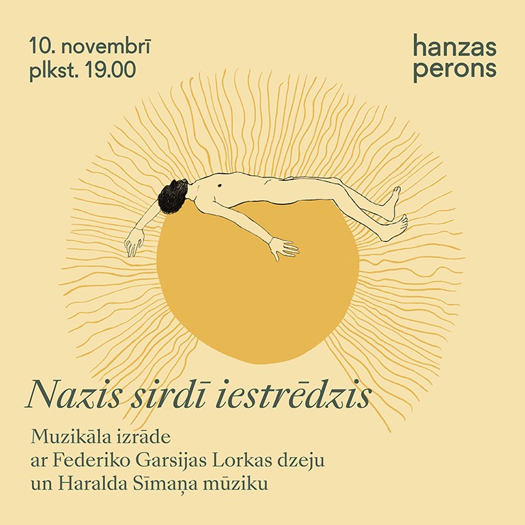 Image of the event "Nazis sirdī iestrēdzis. Muzikāla izrāde Hanzas peronā"
