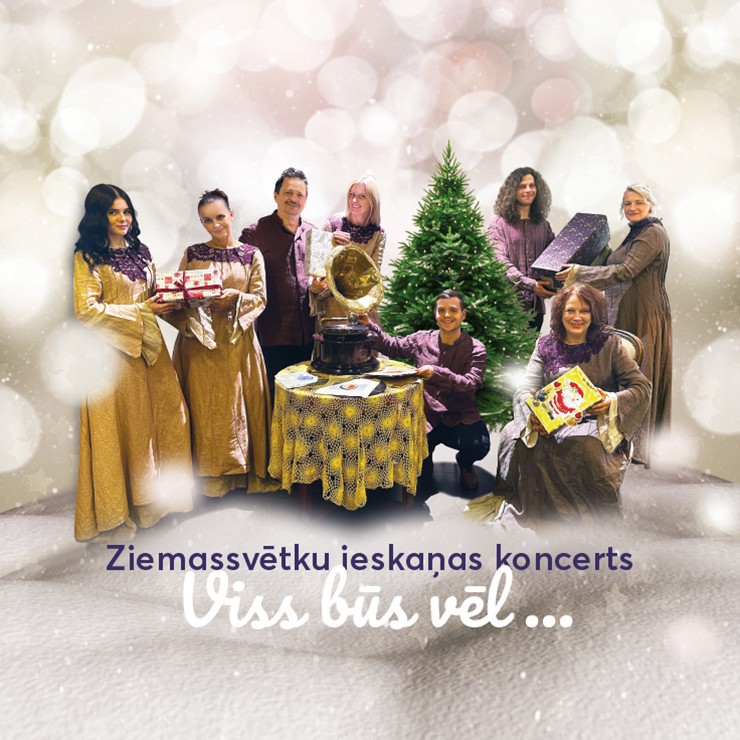 Izrādes "Ziemassvētku ieskaņas koncerts VISS BŪS VĒL ..." attels