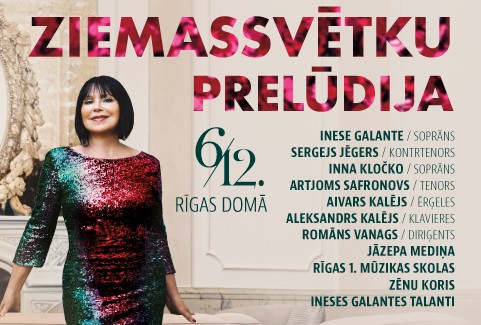 Izrādes "Inese Galante un draugi ZIEMASSVĒTKU PRELŪDIJA" attels