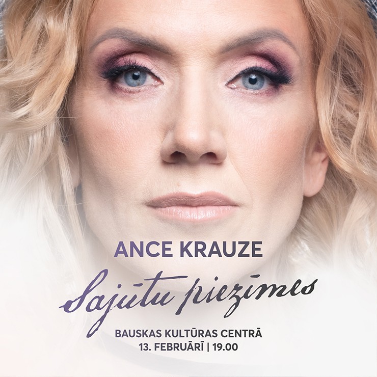 Izrādes "ANCE KRAUZE | Sajūtu piezīmes" attels