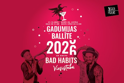 Izrādes "Gadumijas ballīte ar grupu BAD HABITS" attels