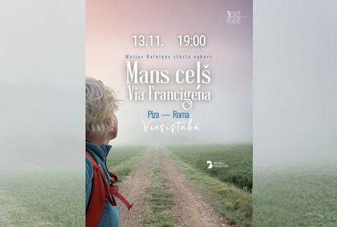 Izrādes "Maijas Kalniņas stāstu vakars "MANS CEĻŠ VIA FRANCIGENA". Piza - Roma" attels