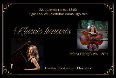 Izrādes "Klusais koncerts" attels