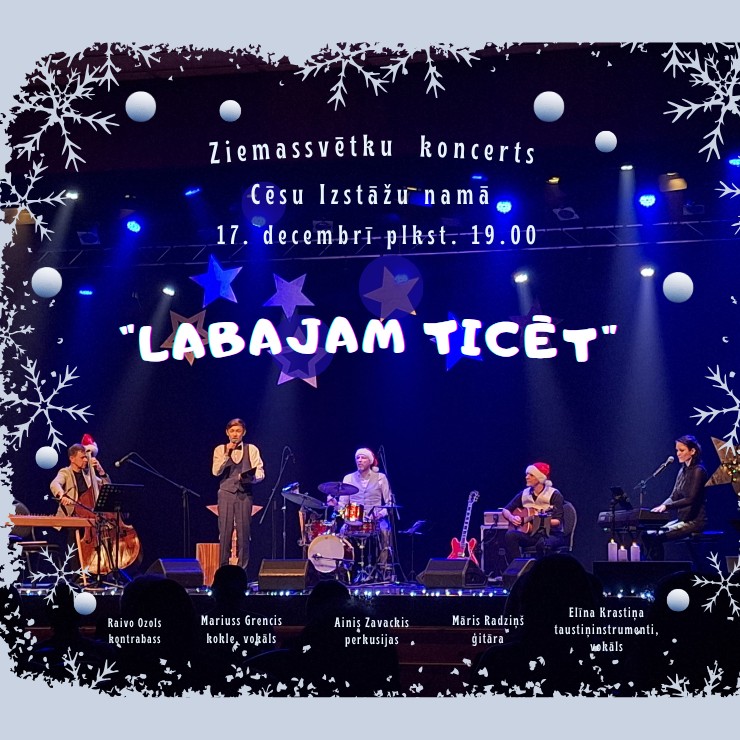 Izrādes "Ziemassvētku koncerts LABAJAM TICĒT" attels