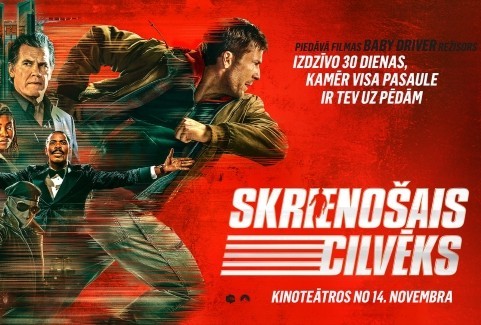 Izrādes "KINO/SKRIENOŠAIS CILVĒKS" attels