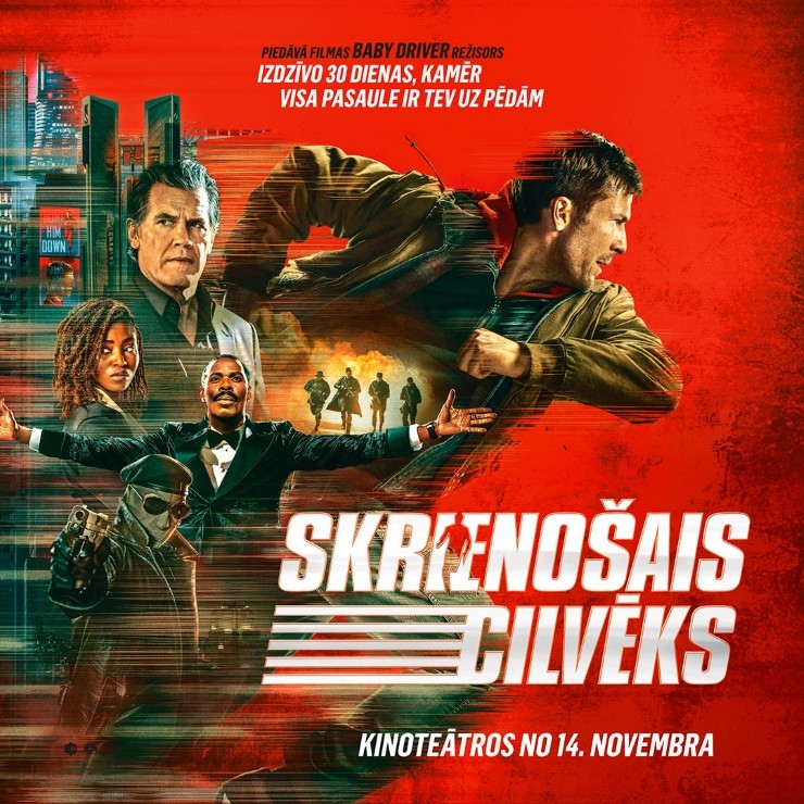Izrādes "KINO/SKRIENOŠAIS CILVĒKS" attels