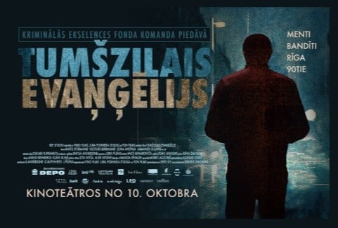 Izrādes "KINO/TUMŠZILAIS EVAŅĢĒLIJS" attels