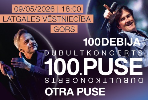 Image of the event "Dubultkoncerts 100.PUSE (Otra Puse & 100Debija)"