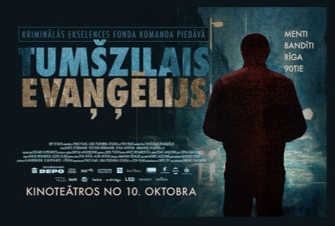 Izrādes "KINO/TUMŠZILAIS EVAŅĢĒLIJS" attels