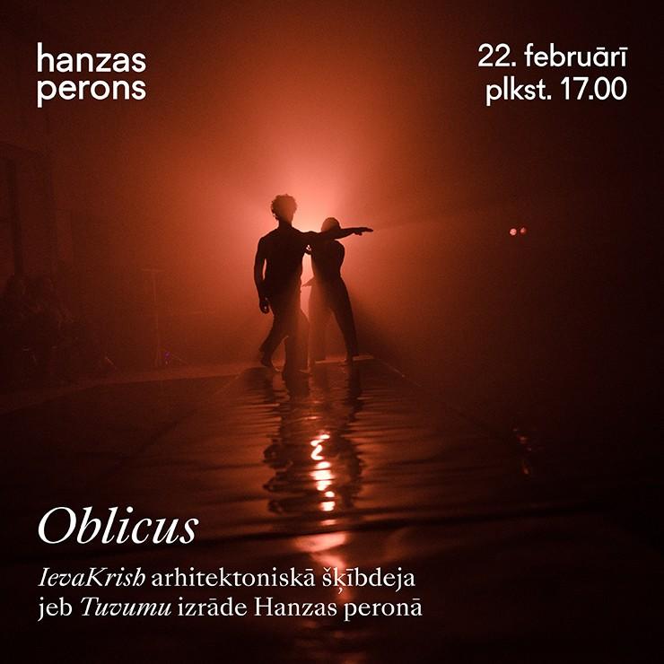 Image of the event "Oblicus. Dance performance at Hanzas Perons"