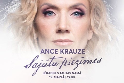 Izrādes "ANCE KRAUZE | Sajūtu piezīmes" attels