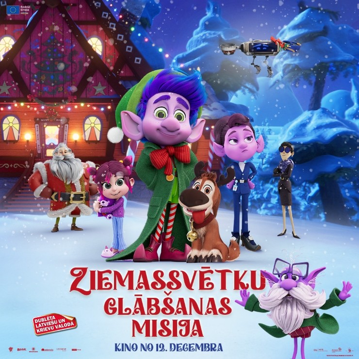 Izrādes "KINO/ZIEMASSVĒTKU GLĀBŠANAS MISIJA" attels