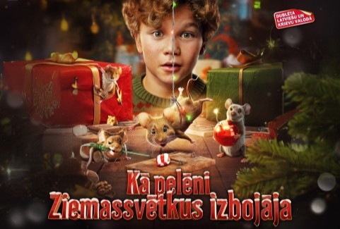 Izrādes "KINO/KĀ PELĒNI ZIEMASSVĒTKUS IZBOJĀJA" attels