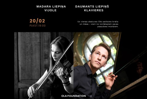Izrādes "Daumants Liepiņš & Madara Liepiņa" attels