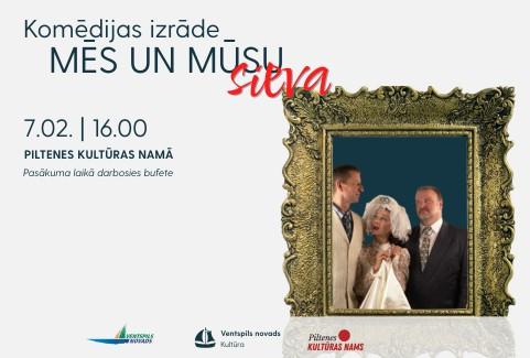 Izrādes "MĒS UN MŪSU SIEVA" attels
