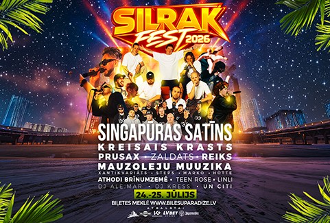Image of the event "SILRAK FEST 2026 - PIRMĀS DIENAS BIĻETE"