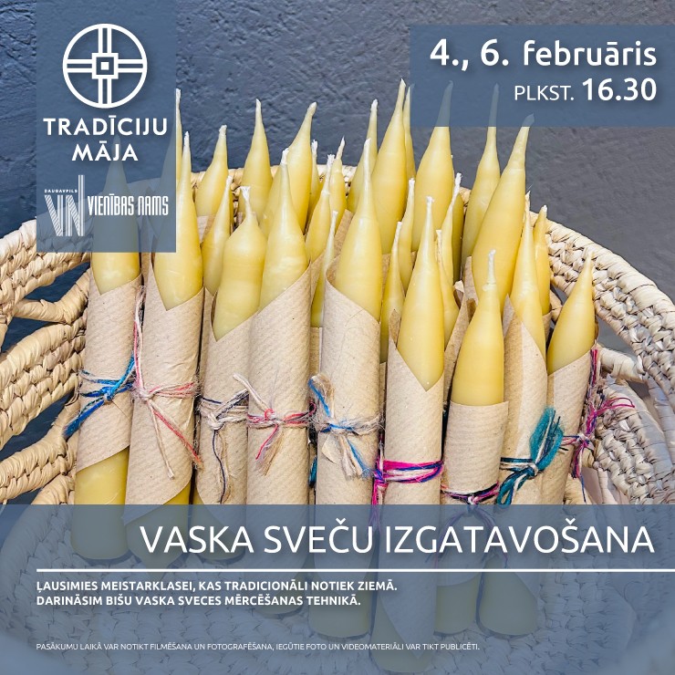 Изображение спектакля "Vaska sveču izgatavošana | Meistarklase"