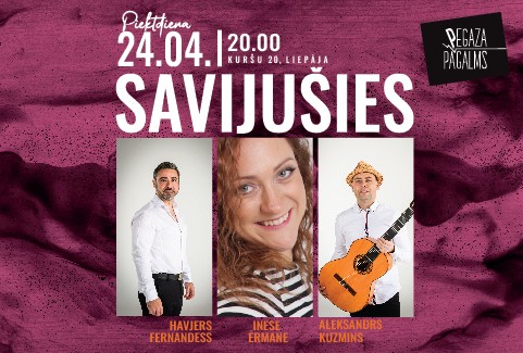 Izrādes "SAVIJUŠIES. Inese Ērmane, Havjers Fernandess un Aleksandrs Kuzmins / Koncerts tango, salsas un bolero ritmos" attels