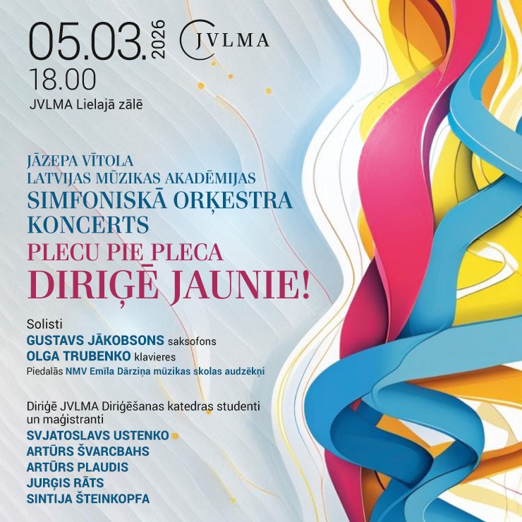 Izrādes "JVLMA simfoniskā orķestra koncerts Diriģē jaunie!" attels