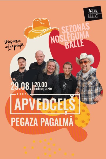 Meklēšanas rezultāta izrādes "Vasaras noslēguma balle ar grupu APVEDCEĻŠ" attels