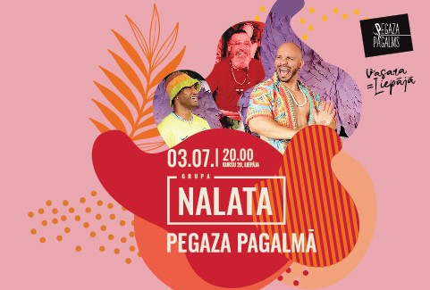 Izrādes "Grupa NALATA Pegaza Pagalmā" attels