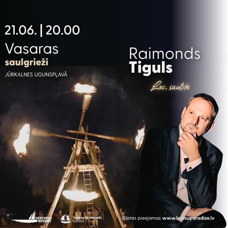 Izrādes "Raimonds Tiguls. Vasaras saulgrieži Jūrkalnē" attels