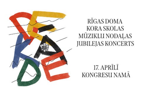 Izrādes "DEKĀDE. RĪGAS DOMA KORA SKOLAS MŪZIKLU NODAĻAS JUBILEJAS KONCERTS" attels