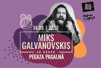 Meklēšanas rezultāta izrādes "Miks Galvanovskis ar grupu Pegaza Pagalmā" attels