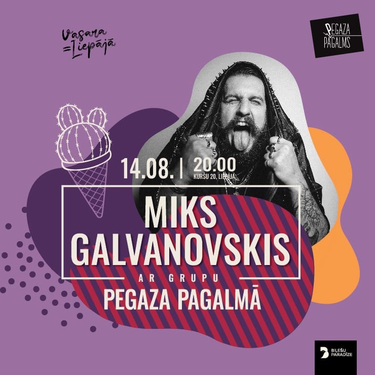 Image of the event "Miks Galvanovskis ar grupu Pegaza Pagalmā"