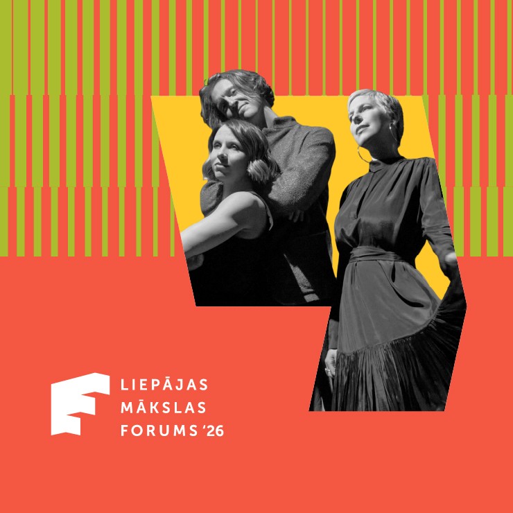 Izrādes "PIRMĀS SKAŅAS. SARAH NEUFELD, 
RICHARD REED PARRY & REBECCA FOON. LIEPĀJAS MĀKSLAS FORUMS 2026" attels