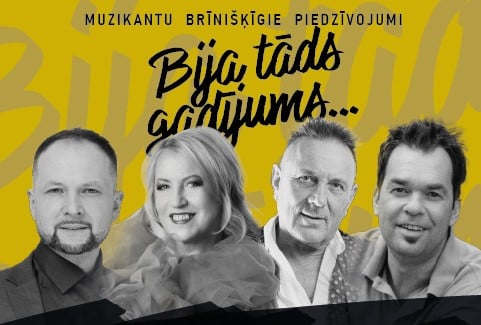 Izrādes "BIJA TĀDS GADĪJUMS... | muzikantu brīnišķīgie piedzīvojumi" attels