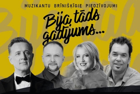 Изображение спектакля "BIJA TĀDS GADĪJUMS... | muzikantu brīnišķīgie piedzīvojumi"