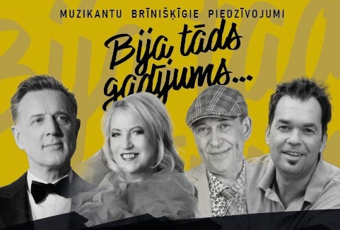 Izrādes "BIJA TĀDS GADĪJUMS... | muzikantu brīnišķīgie piedzīvojumi" attels