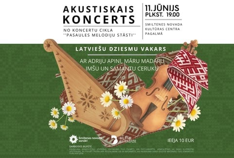 Izrādes "Akustisko koncertu cikls ''Pasaules melodiju stāsti''" attels