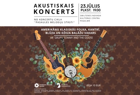 Image of the event "Akustisko koncertu cikls ''Pasaules melodiju stāsti''"