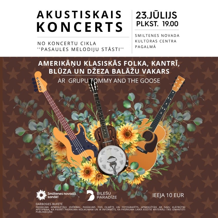 Image of the event "Akustisko koncertu cikls ''Pasaules melodiju stāsti''"