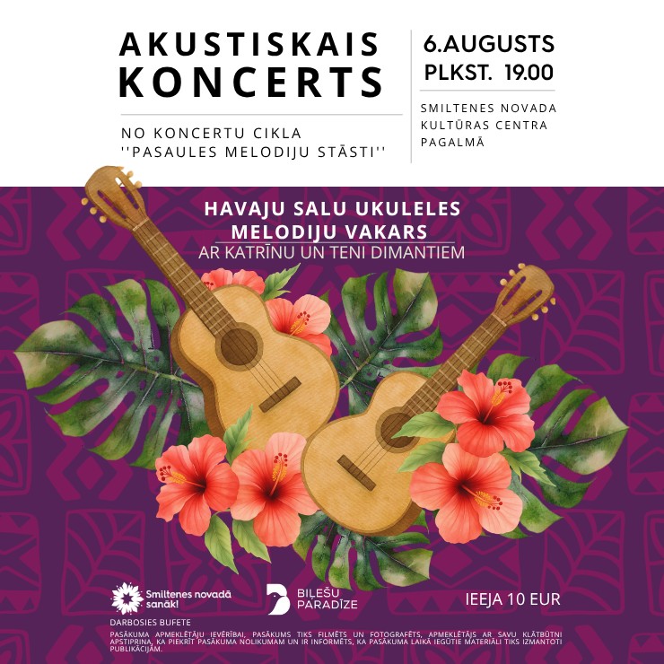 Image of the event "Akustisko koncertu cikls ''Pasaules melodiju stāsti''"