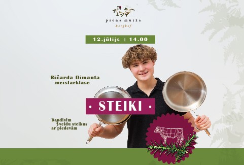 Izrādes "Ričarda Dimanta meistarklase STEIKI" attels