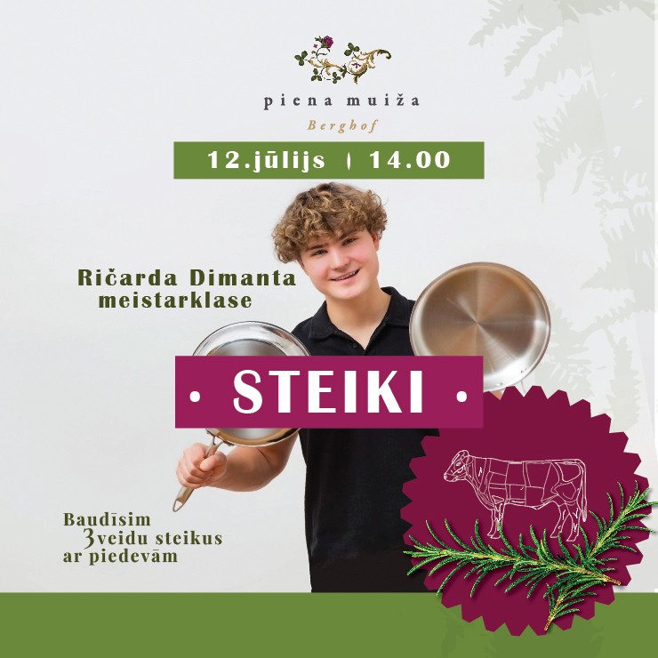 Izrādes "Ričarda Dimanta meistarklase STEIKI" attels