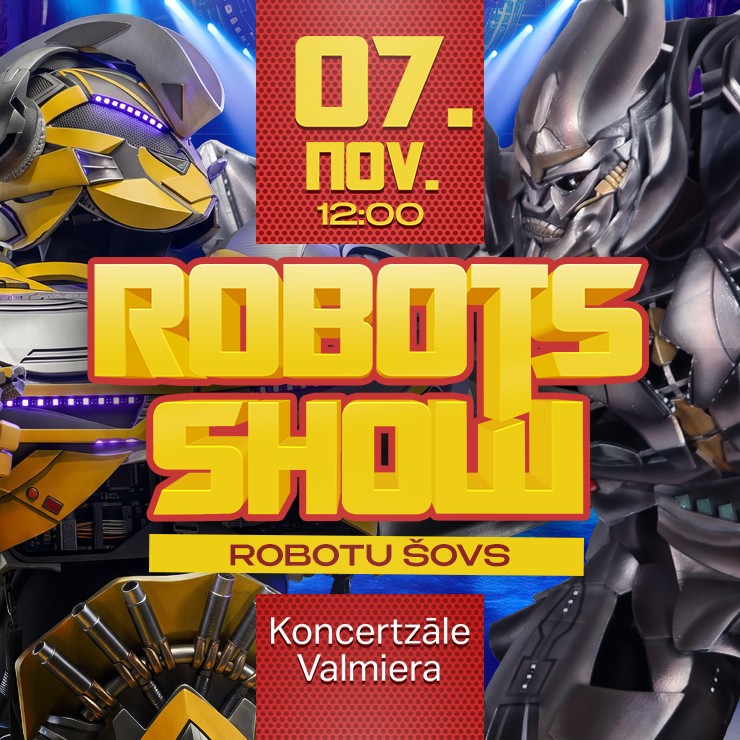 Izrādes "Robotu šovs – Glābšanas misija" attels