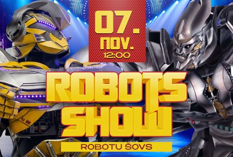 Izrādes "Robotu šovs – Glābšanas misija" attels
