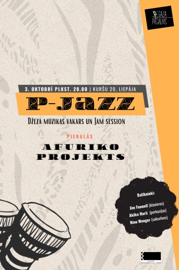 Meklēšanas rezultāta izrādes "P-JAZZ | AfuriKo projekts + Jam Session" attels