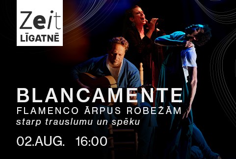 Izrādes "BLANCAMENTE | Flamenko ārpus robežām | Socrates Mastrodimos, Gabriel Aragu un Sara Holgado" attels
