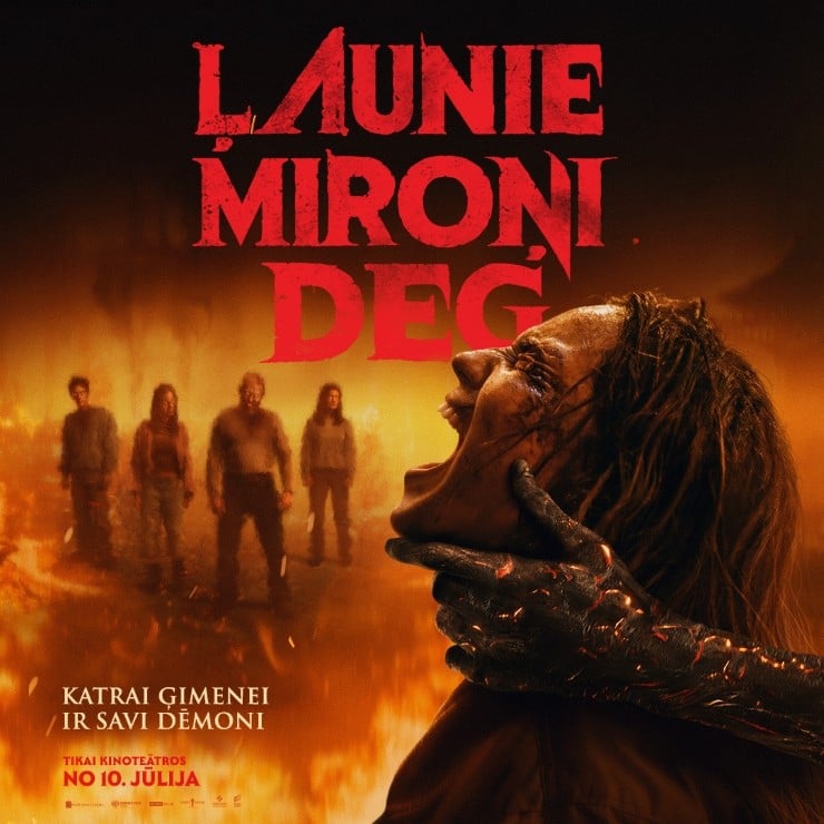 Izrādes "KINO/ĻAUNIE MIROŅI DEG" attels