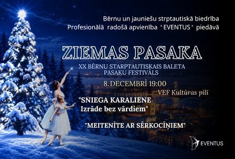 Izrādes "XX Bērnu starptautiskais baleta pasaku festivāls ZIEMAS PASAKA" attels