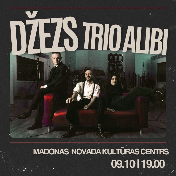 Изображение спектакля "DŽEZS | Pjēra Fransuā Blanšāra džeza trio ALIBI"