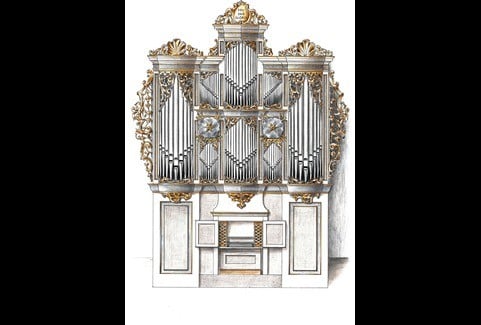 Izrādes "BACH un zelta baroks. Veltījums jaunajām Contiuss baroka ērģelēm Rīgas Domā" attels