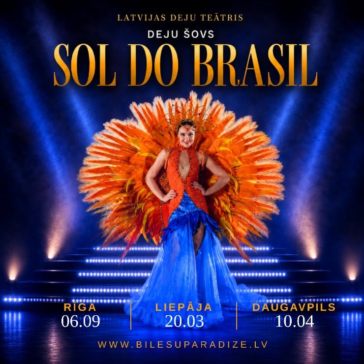Izrādes "deju šovs ''Sol do Brasil''" attels