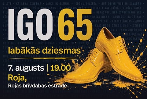 Изображение спектакля "IGO 65 | labākās dziesmas"