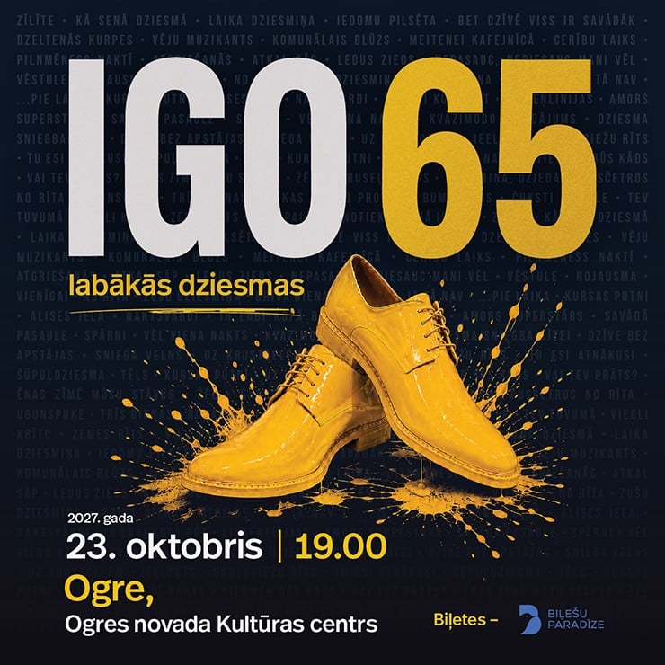 Izrādes "IGO 65 | labākās dziesmas" attels